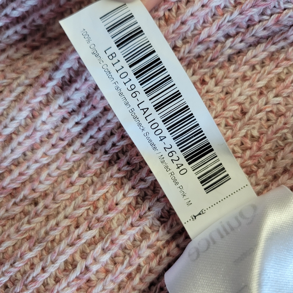 Quince Dusty Pink Rib Sweater - Picture 6 of 9